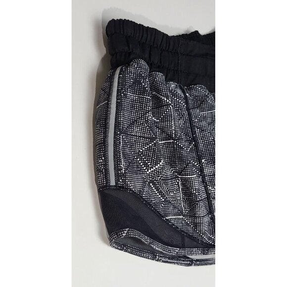 Lululemon Athletica Hotty Hot Womens Patterned Running Shorts Size 6 - Picture 9 of 10